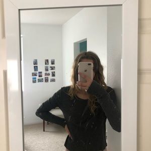 brandy melville grey sweater